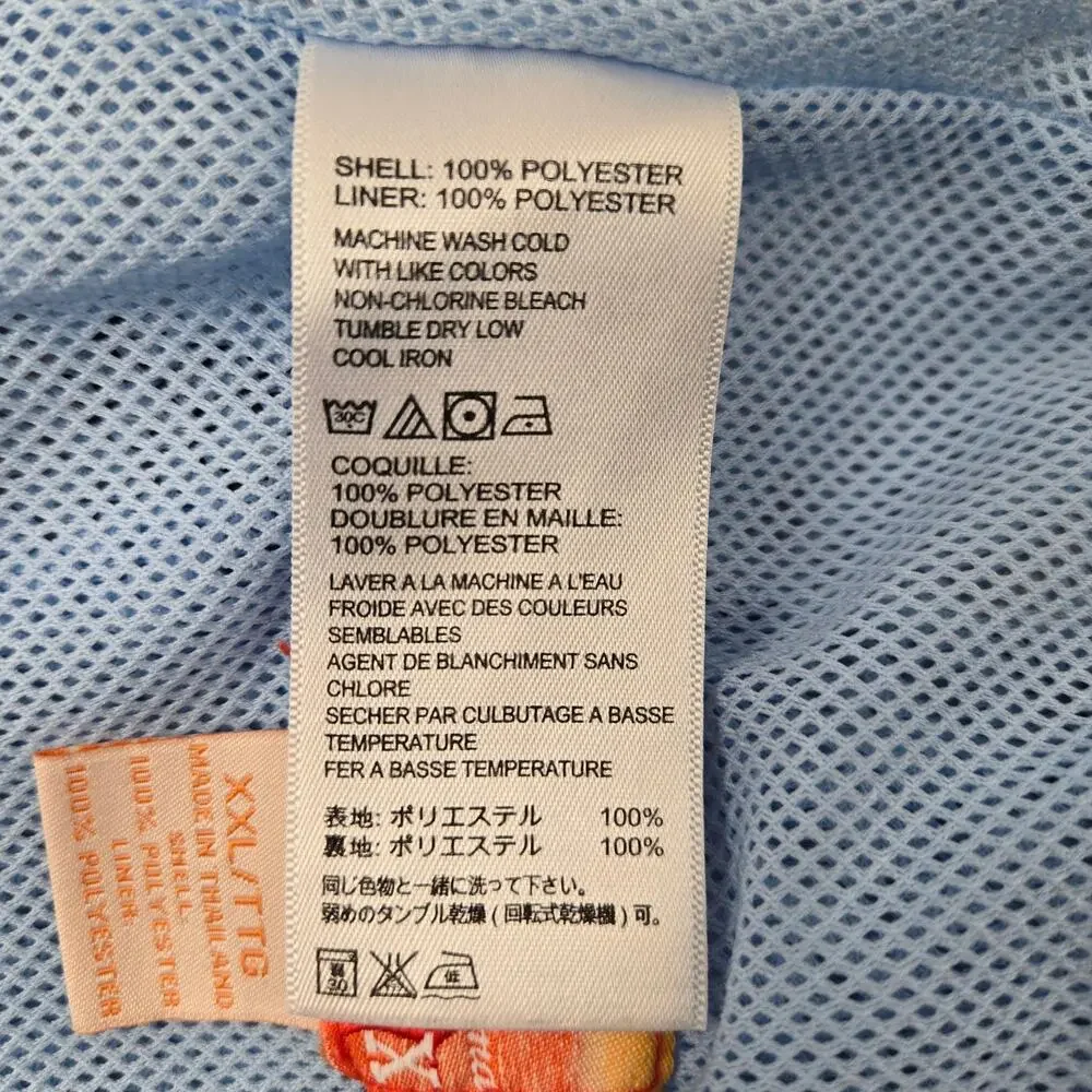 Tommy Bahama Relax Men's Swim Shorts Naples Novelty Beach Chair Print Lined XXL